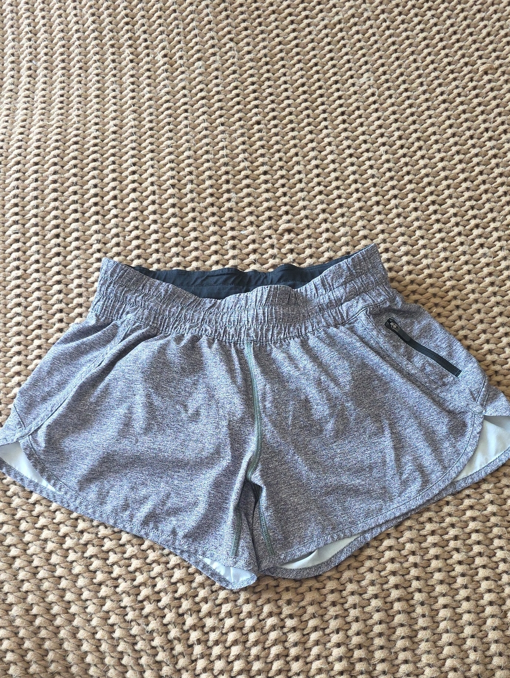 lululemon athletica Heather Gray Athletic Shorts